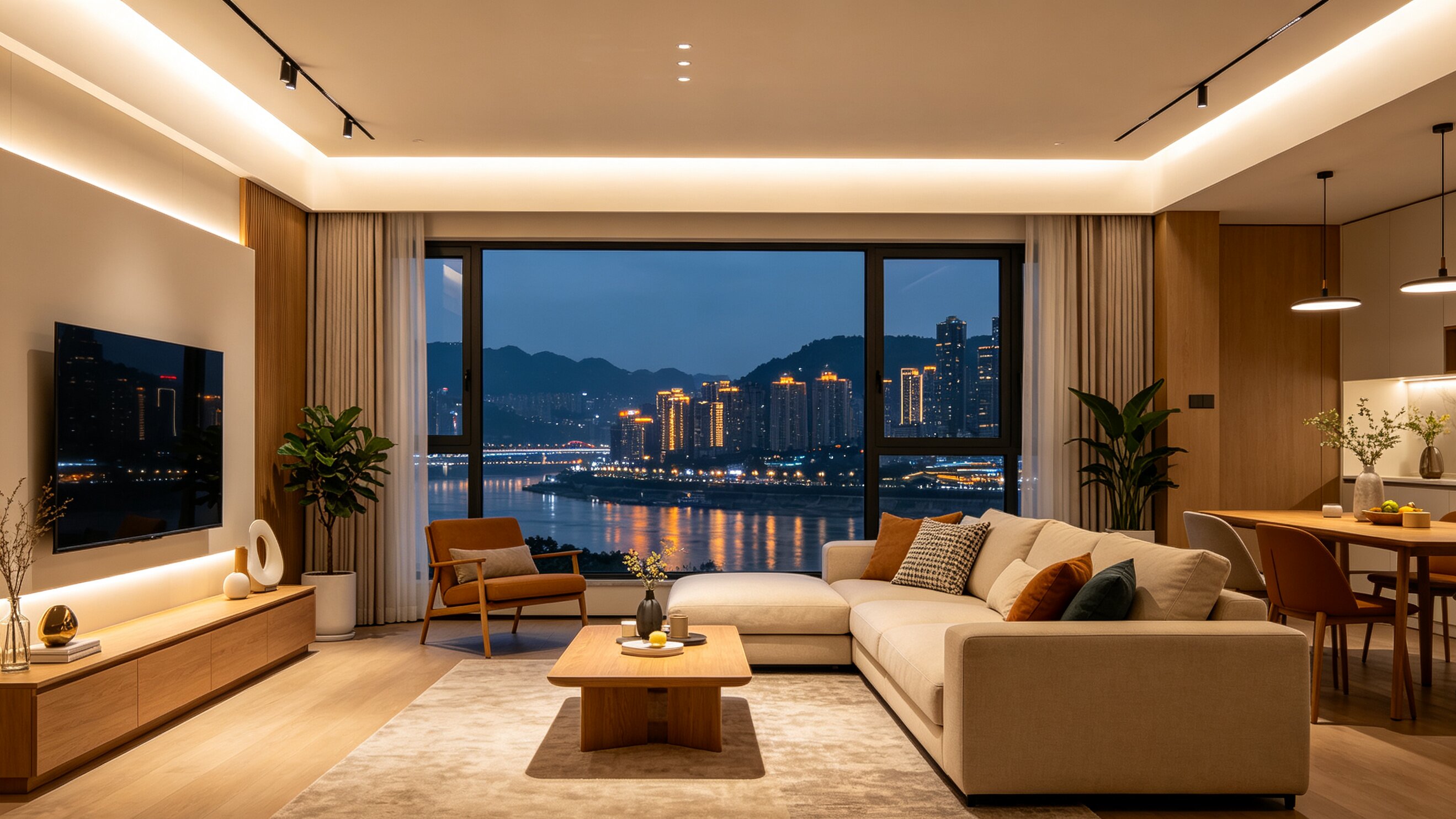 Modern luxury apartments available for rent in Foshan city center
